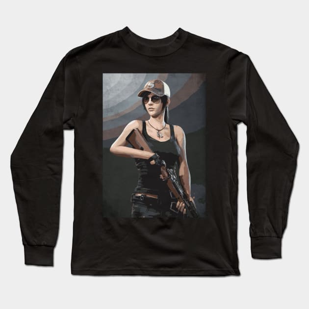 Pubg Long Sleeve T-Shirt by Durro